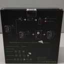 NUBWO G06 Dual Wireless Gaming Headset with Microphone for PS5, PS4, PC - 23ms Low Latency Audio - 100-Hour of Playtime - 50mm Drivers (Black-Green)