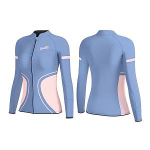 GoldFin Womens Wetsuit Top 2mm Wetsuit Jacket for Diving Surfing Kayaking Swimming Water Aerobics in Cold Water (Women Top, XL)