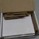 Hamilco Card Stock Folded Blank Cards with Envelopes 3 1/2 x 4 7/8" Scored White Cardstock Paper 80lb Cover - 100 Pack