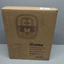 HOSPAN Collapsible Foot Spa with Heat, Bubble, Red Light, and Temperature Control, Foot Bath Massager with 8 Shiatsu Massage Rollers, Pedicure Foot Spa for Relaxation and Stress Relief, Black