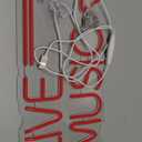 Music Live Led Neon Signs - Handcrafted LED Signs 17 * 11 inches - Wall Decor Light For Nightclub,Bar or Bedroom,Music Stadio