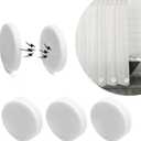 Strong Magnetic Shower Curtain Weights, Waterproof Heavy Duty Magnets, Prevent Curtain Liner from Blowing Around, Work for Drapery, Tablecloth, Flag, Outdoor Curtains (8pcs)