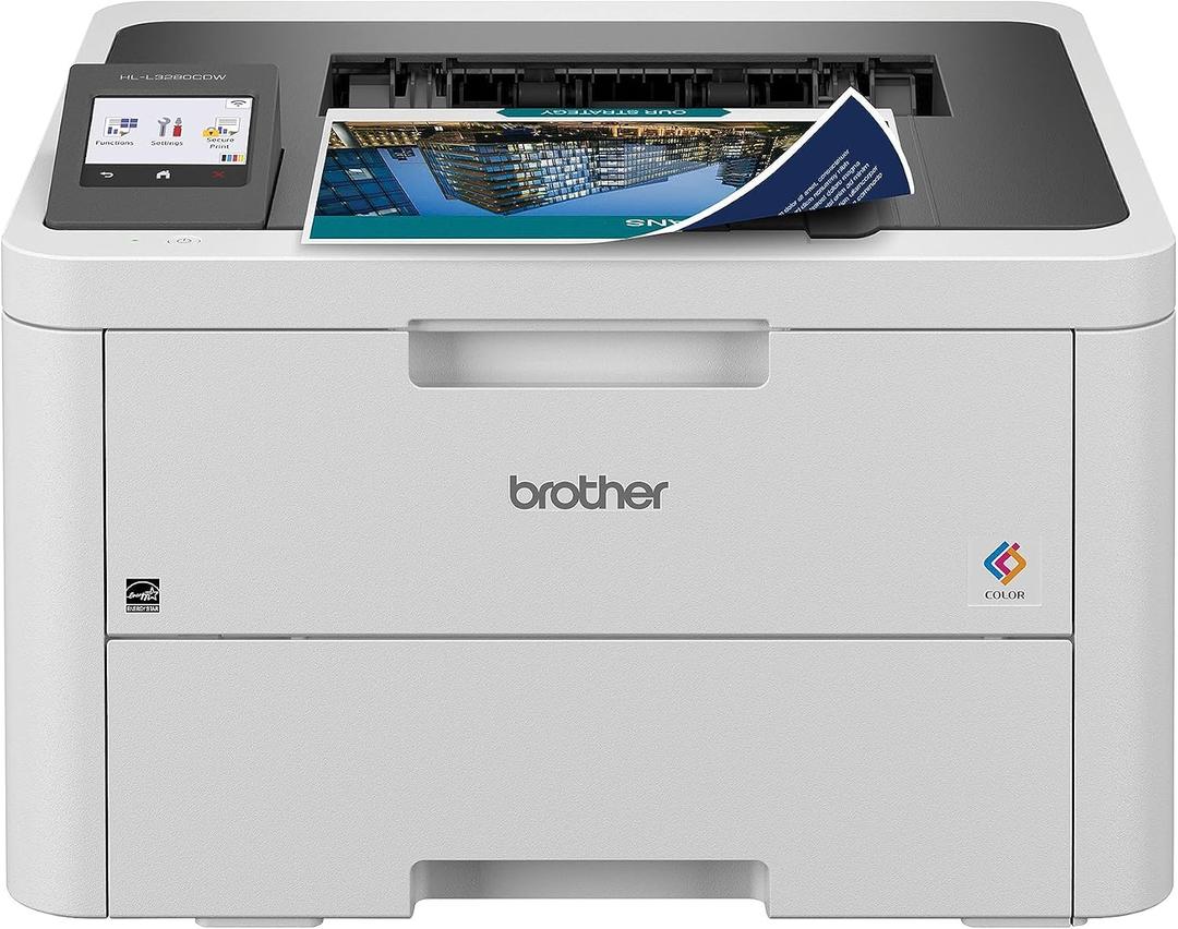 Brother HL-L3280CDW Wireless Color Laser Printer, Duplex, Mobile Printing, Ethernet, Includes 2 Month Refresh Trial