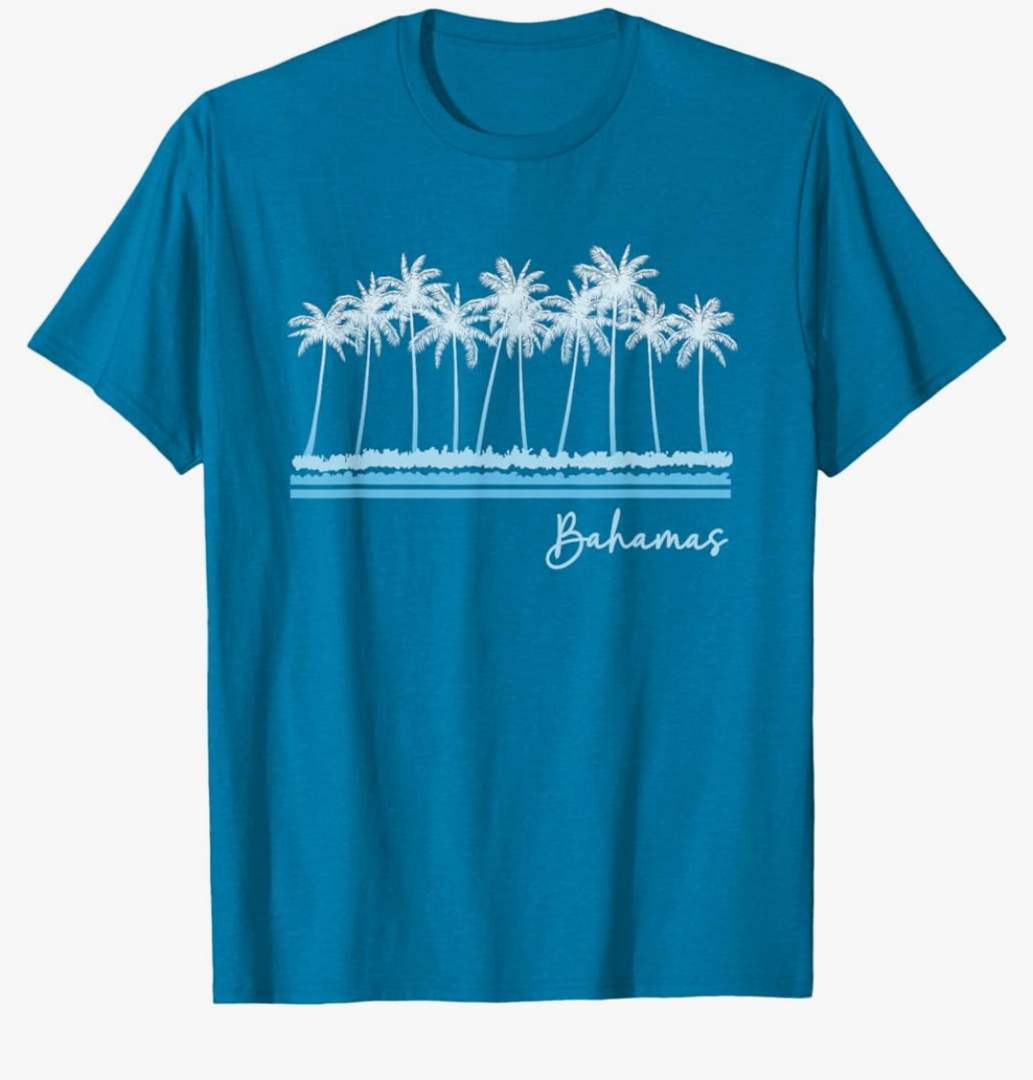 Bahamas Beach Tropical Vintage Souvenirs T-Shirt.2XL