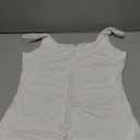 Amazon Essentials Women's Slim-Fit V-Neck Cami, White Size M