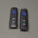 (Pack of 2) Replacement Remote Control Only for Roku TV, Compatible for TCL Roku/Hisense Roku/Onn Roku/Sharp Roku/Element Roku/Westinghouse Roku/Philips Roku Smart TVs (Not for Roku Stick and Box)