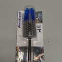 Long Reach Drill Brush Attachment, All Purpose for Car Tires, Wheels, Wheel Wells, Engine Bays, Exhaust Pipes, Running Boards, Hard to Reach Areas, with Heavy Duty Non-Scratch Nylon Bristles (Long Reach - 2 Piece Set, Blue/Gray)