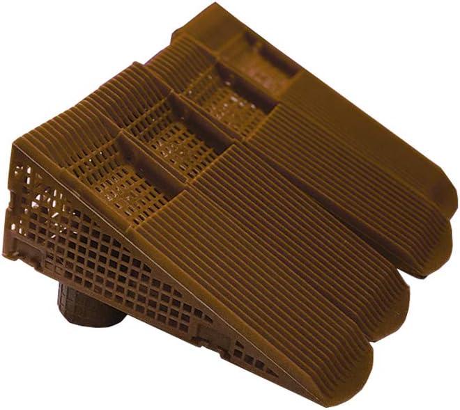 Downspout Gutter Guard - Eliminates Downspout Pipe Clogs from Leaves and Debris - 4-Pack (Brown)