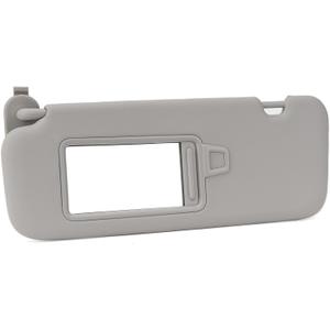 Left Driver Side Sun Visor Compatible with 2017 2018 2019 Hyundai Elantra AD Replaces # 85210-F0100TTX (Gray)