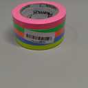 Gaffer Power Spike Tape 5-Pack Neon Fluorescent Colors Removes Without Residue, Tears by Hand, USA Made Professional Stage Floor Marking, Cable Labeling & Color-Code Organizing 1 Inch x 20 Yds