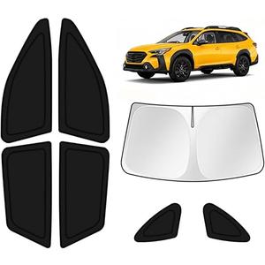 KUST Car Window Shades for 2020-2025 Subaru Outback Accessories Windshield Sun Shade Side Rear Window Covers Sunshade Privacy Protection for Camping Blackout UV Block Full Set 7PCS
