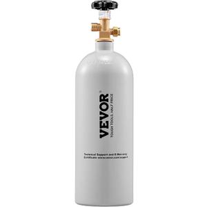 VEVOR CO2 Tank, 5 lbs New Aluminum Alloy Cylinder, CO2 Air Tank with Light Gray Spray Coating, CGA320 Valve & Adjustable Pressure, DOT Approved Cylinder for Draft Beer Dispensing and Soda Maker VEVOR CO2 Tank, 5 lbs New Aluminum Alloy Cylinder, CO2 Air Tank with Light Gray Spray Coating, CGA320 Valve & Adjustable Pressure, DOT Approved Cylinder for Draft Beer Dispensing and Soda Maker