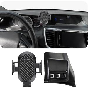 Car Phone Holder Fits for Honda Accord 2013-2017,9th 9.5th Gen Accessories,Thick Cases Friendly,Cell Phone Mount for 4.7-7 in Phones,360 Degree Rotation,Easy to Install