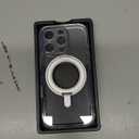 CANSHN 360 Spin Magnetic Stand for iPhone 16 Pro Case with Camera Control [Full Camera Protection] [Compatible with Magsafe] Non-Yellowing Shockproof Protective Phone Cover 6.3" - Clear