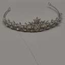 Crystal Tiaras & Crowns for Women, Bride Royal Queen Headband Princess Headpieces for Birthday Cake Crown & Prom Pageant Party