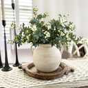 Artificial Plants,3Pcs 31inch Green Faux Stems for Vase,Fake Flowers Faux Branches Artificial Plants & Flowers for Home Decor (3, Kalanchoe)