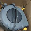 GLAHODEN Retractable Garden Hose Reel 1/2 in x 130 ft, 2025 Upgraded Dual Ratchet Lock UV & Freeze Protection Brass Seal Slow Retraction Anti-Tangle Hose 180Swivel Reinforced Scaffold Wall Mount (Light Gray)