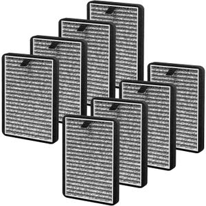 8 Pack DSTx HEPA + Carbon Filters Replacement Compatible with Clarifion DSTx Mini Personal Portable Air Purifiers for Home, Bedroom and Pets, Works for Dust, Smoke,Odors and Airborne Particles