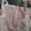 Glinda Dress for Girls Pink Witch Costume for Girls Halloween Cosplay Outfits Party Dress with Accessories, Size 160
