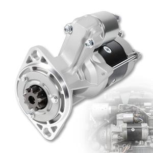 12968577011 New Starter Motor 12V Fit for Thermo King w/Yanmar 486 482 1996-2012, Carrier Transicold Isuzu, Replace 452-177 129685-77011 SHI0182 41044064 S13407 45-2324 845-2324, 2.2KW CW 9T