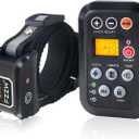 Pet Electric Dog Training Collar Anti Barking Collar 2 in 1 System, Dual Independent Automatically Switch System, Anti Barking Dog Training Device, Waterproof Rechargeable Dog Collar (Black)