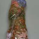 Fake Fall Mums Flowers Artificial for Outdoor Decoration 12 Bundles Faux Fall Mums Flowers for Outdoor Planters Silk Orange Daisy UV Resistant for Porch Front Door Patio Outside Yard Dcor (Blue Purple Pink White)