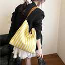 Streaks Canvas Bag, Large Capacity Tote Bag, Handbags for Women Vacation, Daily Matching(Style 534)
