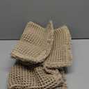 MIULEE Set of 2 Waffle Bathroom Rugs, Boho Bath Rugs Non Slip Washable, Super Absorbent Bath Mats, Ultra Soft Rubber Backed Shower Mats for Bathroom Floor, Tub, Brown, 17"x24"+20"x32"