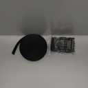 5/8" Buckle and Strap Set: 6 Yards of Thick Nylon Webbing, 6 Pack Quick Side Release Adjustable Plastic Buckles, 12 Tri-Glide Slide Clips, Black (5/8 Inch Combo Set)