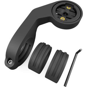 Flush Out-Front Bike Mount for Garmin Edge, Plastic Extended Cycling Handlebar GPS Computer Mount for Edge 1050/1040/1030/1000,840/830/820/810/800,540/530/520/510/500,200/130/25/20,Explore 2,Touring