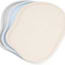 Li&Zhao Plastic Serving Trays - 3 PCS Large Restaurant Trays for Party, Picnic, Holidays (3 Colors) Bubble
