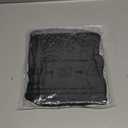 Loritta Neck Warmer Winter Warm Infinity Scarf Double-Layer Thick Fleece Windproof Scarves for Women Men, A1-Black & Gray