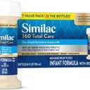 Similac 360 Total Care Infant Formula, Has 5 HMO Prebiotics, Our Closest Prebiotic Blend to Breast Milk, Non-GMO, Baby Formula, Ready to Feed, 2-fl-oz Bottle, Pack of 12