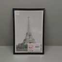 upsimples 12x18 Picture Frame, Display Pictures 11x17 with Mat or 12 x 18 Without, Wall Hanging Poster Frames, Black, 1 Pack