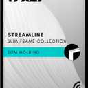 Americanflat 19x27 Poster Frame with Polished Plexiglass - Streamline Collection - Thin Border Picture Frame for Wall Display - Hanging Hardware Included - Black