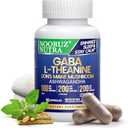 2 Pack NOORUZ Lions Mane Mushroom Supplement Modern Mushrooms Capsules, Mushroom Supplement with Lions Mane, L-Theanine, & Ashwagandha Extract to Support Energy, Focus, Immunity, & Digestion - 90 Caps, Exp: 11/26