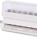 6 Hole Paper Punch,Handheld Mini Puncher Support Multiple 20/26/30 Hole Punching 5.5mm Aperture for A4 A5 B5 Notebook Scrapbook Diary Planner Calendars Agenda Greeting Card DIY Office Home (Transparent)