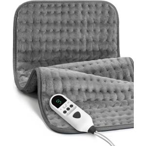 Heating Pad for Back 12''*24'' Electric Heating Pad for Neck Shoulders Pain Relief Moist Dry Heat, 9 Adjustable Heat, Auto Shut-Off Timer Birthday Gifts for Women Mom
