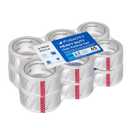 FugaCity Clear Packing Tape Refills (12 Rolls),Heavy Duty Packaging Tape for Moving Sealing, Moving Supplies Shipping Tape,2.7 Mil Thick, 2 in Wide,65 Yards Per Roll,Total 780 Yards
