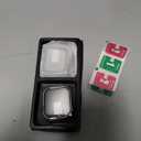 Amizee 2 Pack Compatible with Apple Watch Case 40mm Series 6/5/4/SE with Built-in Screen Protector, Hard PC Case Straight Edge Ultra Thin Anti-Scratch Protective Cover for iWatch 40mm (Silver/Clear)