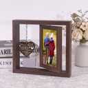 Memorial Sympathy Gifts for Loss of Loved One, Memorial Gift for Loss of Mom Dad Picture Frame, Bereavement Remembrance Condolence Funeral Sentimental In Memory of Loved One Gifts, Display Two 4x6 Photos