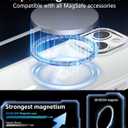 3 x WRJ for iPhone 15 Case, Slim Translucent Matte Magnetic Case for Women Men [Compatible with Magsafe][Enhanced Camera Protection] Anti-Fingerprints Shockproof Cover with Screen Protector-Transparent