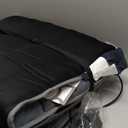 COMFIER Full Body Massage Mat Pad with Heat, Chair Pad with 10 Vibration Motors & 2 Therapy Heating Pad with Auto Shut Off, Heated Massage Mattress Pad for Back (Gray)