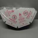 Dunzoom 60 Pcs Do Not Stack Cones 8 x 8 x 10" Do Not Stack Pallet Cones Corrugated Cardboard Safe Shipping and Handling Alerts for Repository Loading Docks (Red White)