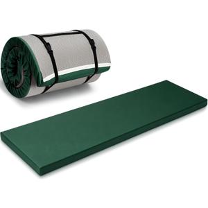 Lyrow 2 Inch Thick Yoga Mat 72x24 with Carry Strap Foam