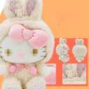 Kawaii Cartoon Bunny Cross-Dressing Series Plush,Rabbit Stuffed Cute Soft Doll Toys, Plush Pillow Stuffed Animals Toy Birthday Gifts for Girls Kids (Kt)