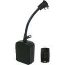 Prime TNOREM02 2-Outlet Black Outdoor Remote Control With Transmitter & 6