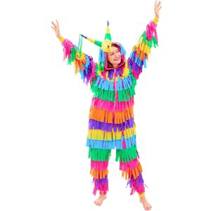 Unisex Adult Pinata Onesie Pajamas Animal One Piece Snug Fit Halloween Costume Sleepwear Homewear Piata, Medium