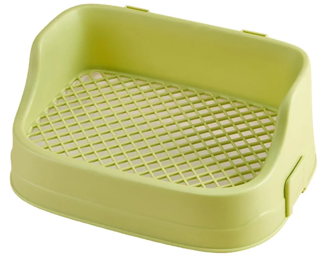 XISAOK Large Litter Box for Small Animals Hedgehogs Cage Toilet Litter Tray Prevents Splashing