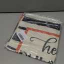 Fall Pumpkin Pillow Cover 18x18 Fall Decor Cushion Cover Autumn Stripe Throw Pillow Cover Thanksgiving Farmhouse Decorative Cushion Cases 18x18 Set of 4 (Dark Tones)